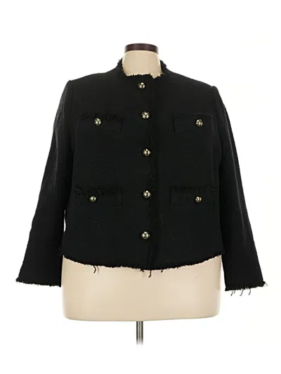 Pre-owned Mng Jacket In Black