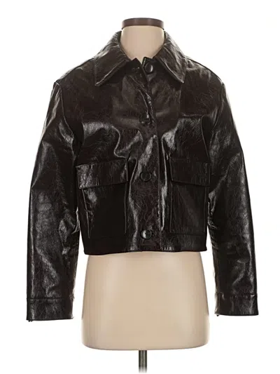Pre-owned Mng Jacket In Black