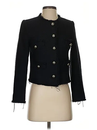 Pre-owned Mng Jacket In Black