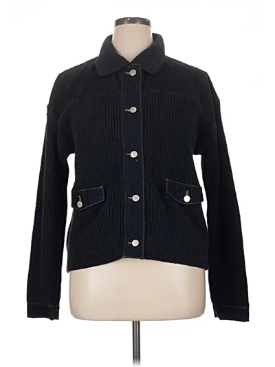 Pre-owned Mng Jacket In Black