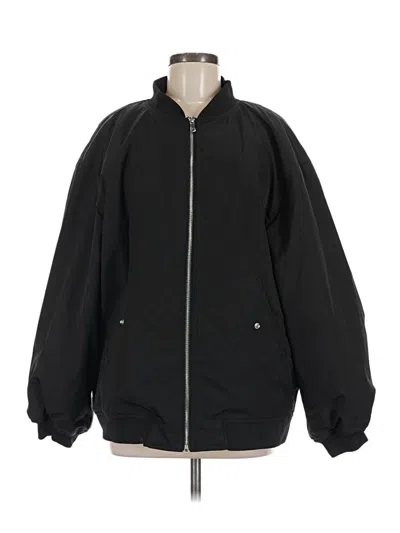 Pre-owned Mng Jacket In Black