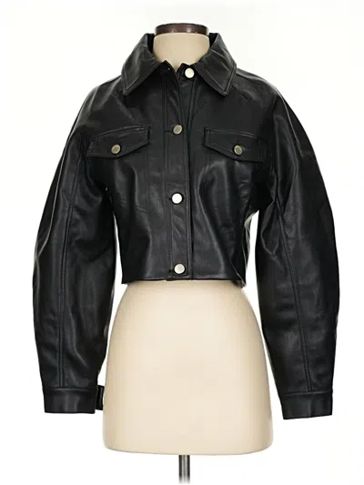 Pre-owned Mng Jacket In Black