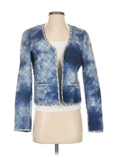 Pre-owned Mng Jacket In Blue
