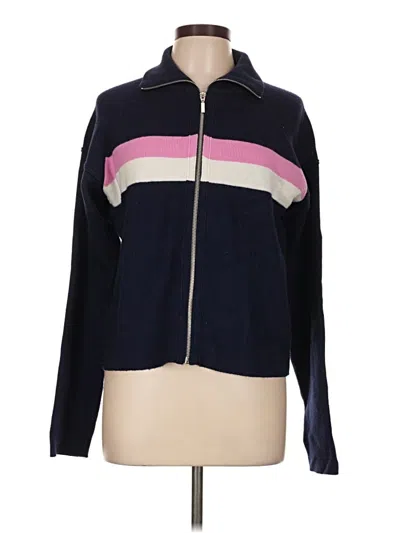Pre-owned Mng Jacket In Blue