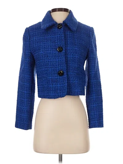 Pre-owned Mng Jacket In Blue