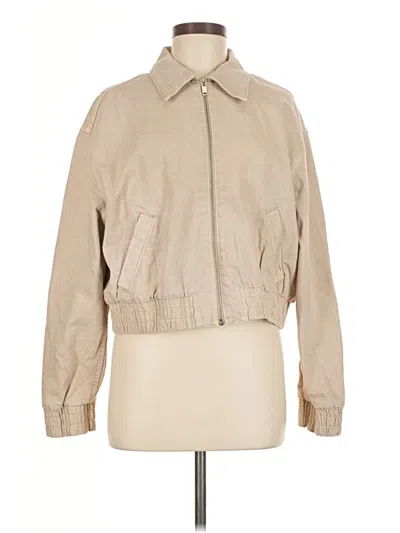 Pre-owned Mng Jacket In Brown