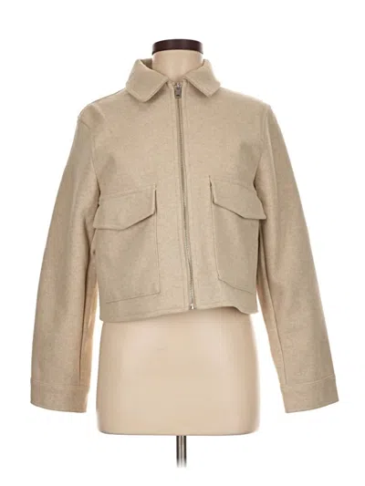 Pre-owned Mng Jacket In Brown