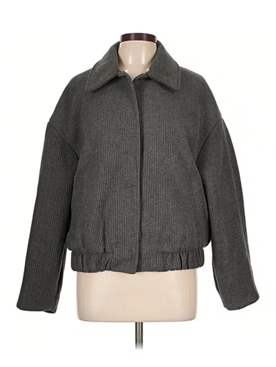 Pre-owned Mng Jacket In Gray
