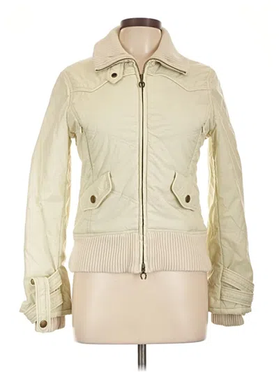 Pre-owned Mng Jacket In Ivory