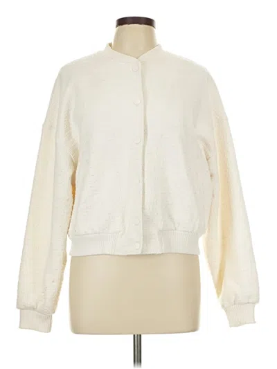 Pre-owned Mng Jacket In Ivory