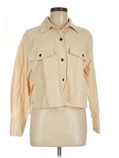 Pre-owned Mng Jacket In Ivory
