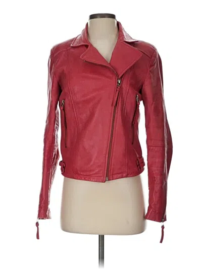Pre-owned Mng Jacket In Red