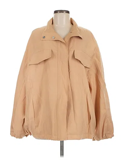 Pre-owned Mng Jacket In Tan