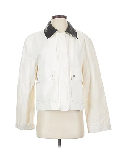Pre-owned Mng Jacket In White