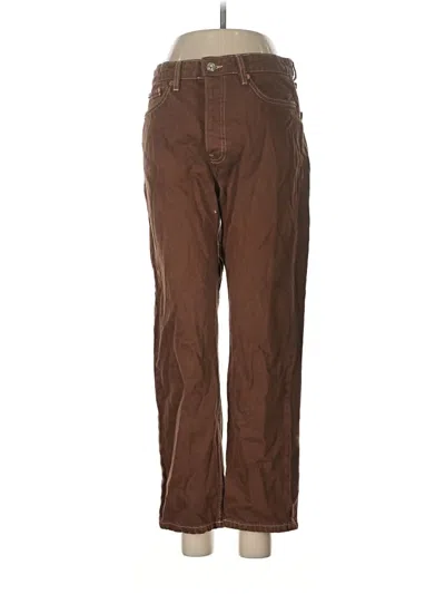 Pre-owned Mng Jeans In Brown