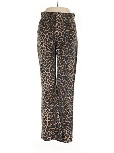 Pre-owned Mng Jeans In Brown