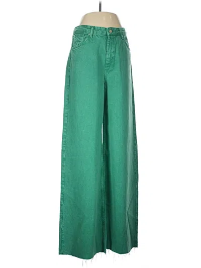 Pre-owned Mng Jeans In Green