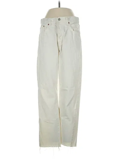 Pre-owned Mng Jeans In Ivory