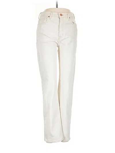 Pre-owned Mng Jeans In Ivory