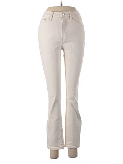 Pre-owned Mng Jeans In Ivory