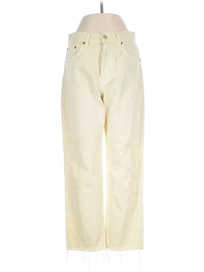 Pre-owned Mng Jeans In Ivory