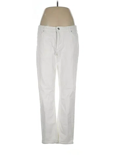 Pre-owned Mng Jeans In Ivory
