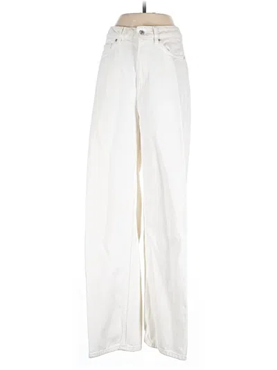 Pre-owned Mng Jeans In Ivory