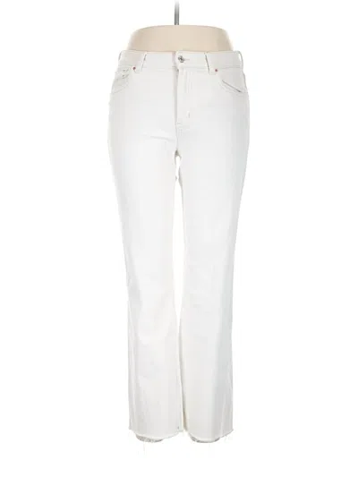 Pre-owned Mng Jeans In Ivory