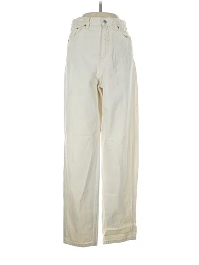 Pre-owned Mng Jeans In Ivory