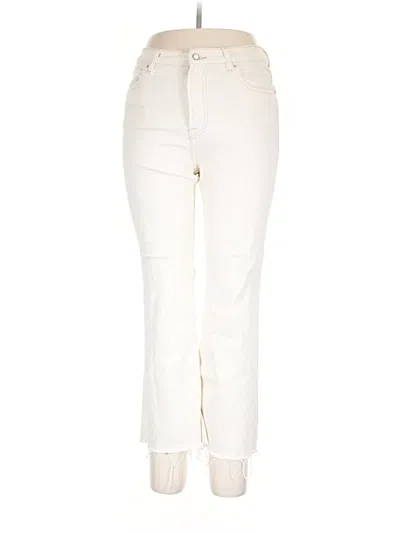 Pre-owned Mng Jeans In Ivory