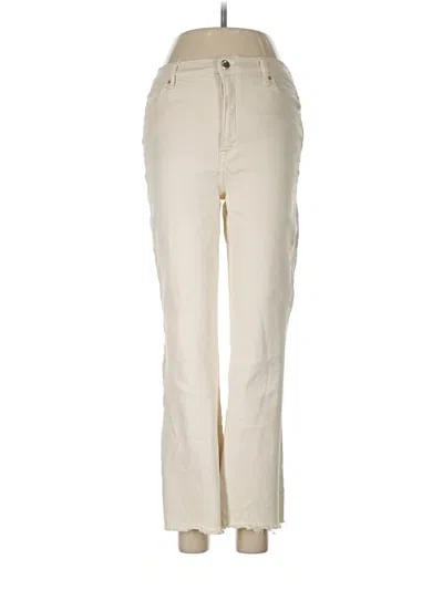 Pre-owned Mng Jeans In Ivory