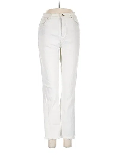 Pre-owned Mng Jeans In Ivory
