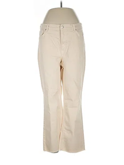Pre-owned Mng Jeans In Ivory