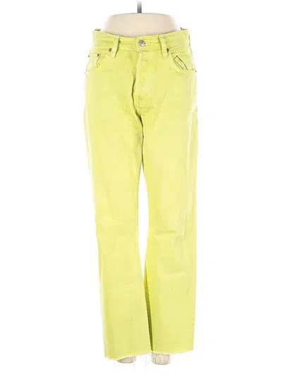 Pre-owned Mng Jeans In Yellow