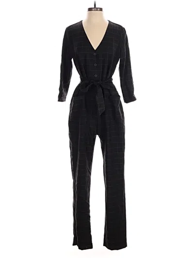 Pre-owned Mng Jumpsuit In Black