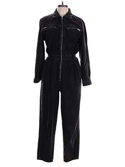 Pre-owned Mng Jumpsuit In Black