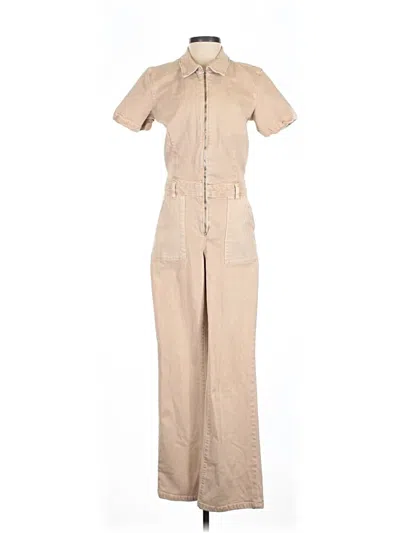 Pre-owned Mng Jumpsuit In Brown