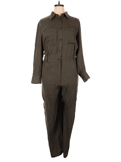 Pre-owned Mng Jumpsuit In Brown