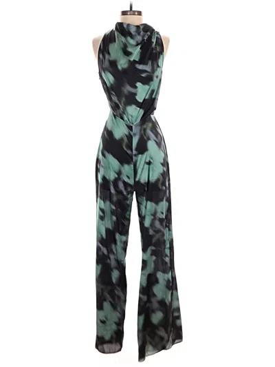 Pre-owned Mng Jumpsuit In Green