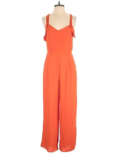 Pre-owned Mng Jumpsuit In Orange