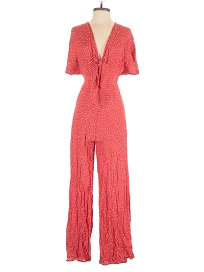 Pre-owned Mng Jumpsuit In Red