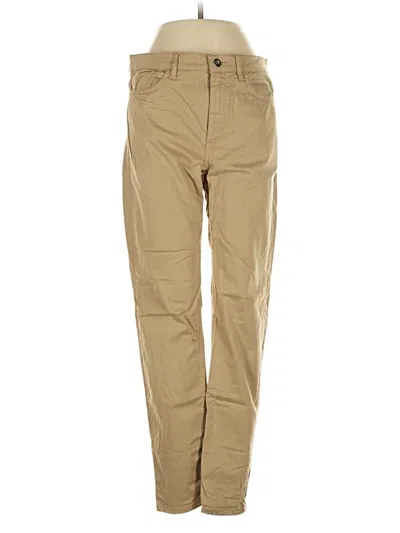 Pre-owned Mng Khaki Pant In Brown