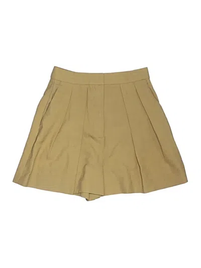 Pre-owned Mng Khaki Shorts In Gold