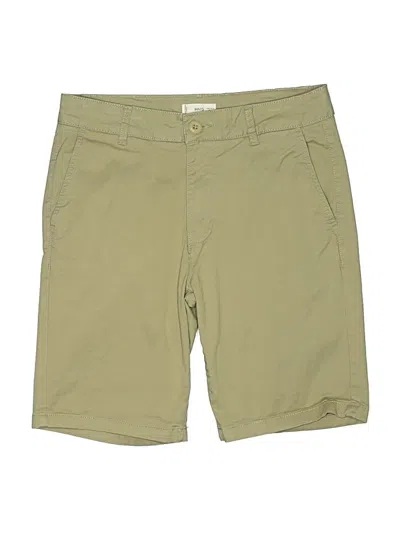 Pre-owned Mng Khaki Shorts In Tan