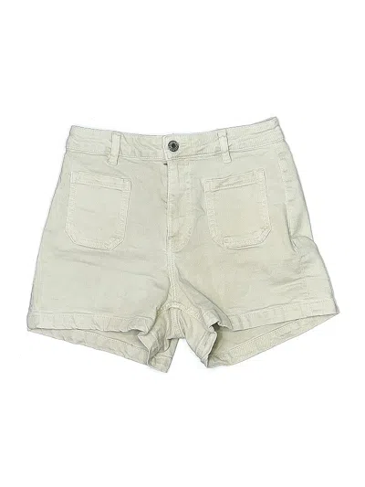 Pre-owned Mng Khaki Shorts In White