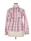 Mng Long Sleeve Button Down Shirt In Multi