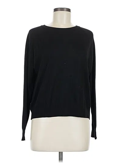 Pre-owned Mng Long Sleeve T-shirt In Black