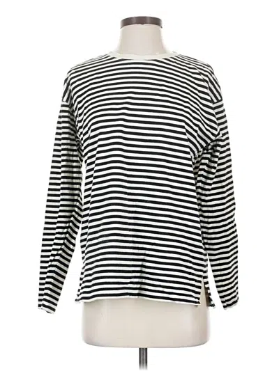 Pre-owned Mng Long Sleeve T-shirt In Black