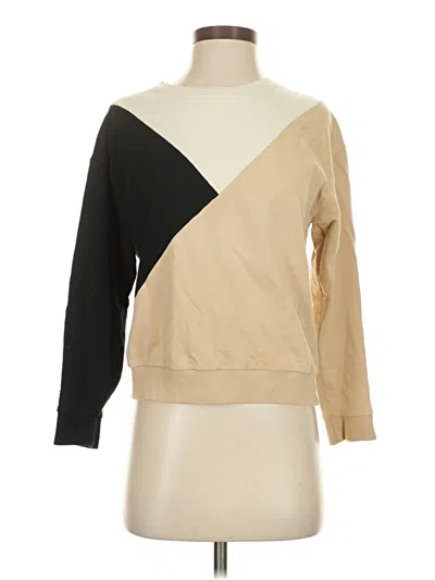 Pre-owned Mng Long Sleeve T-shirt In Brown