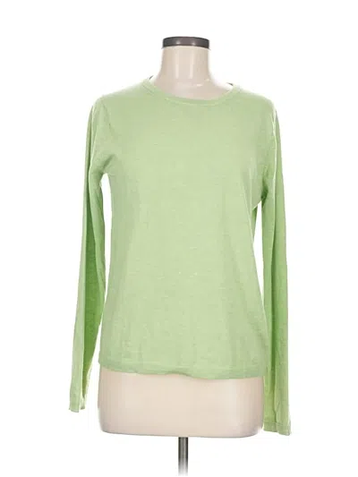 Pre-owned Mng Long Sleeve T-shirt In Green